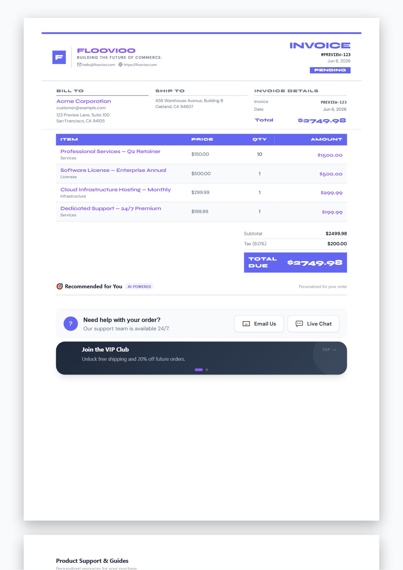 Geometric Invoice thumbnail